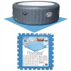 Protecteurs de plancher de piscine 8 pcs Bleu 58220 91256