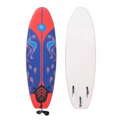 Planche de surf Bleu et Rouge 170 cm 91258