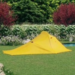 Tente de camping 317x240x100 cm Jaune 93074