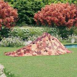 Tente de camping 317x240x100 cm Camouflage 93076