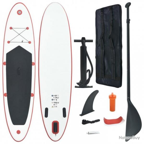 Stand Up Paddle Planche  rame Rouge et blanc 92203