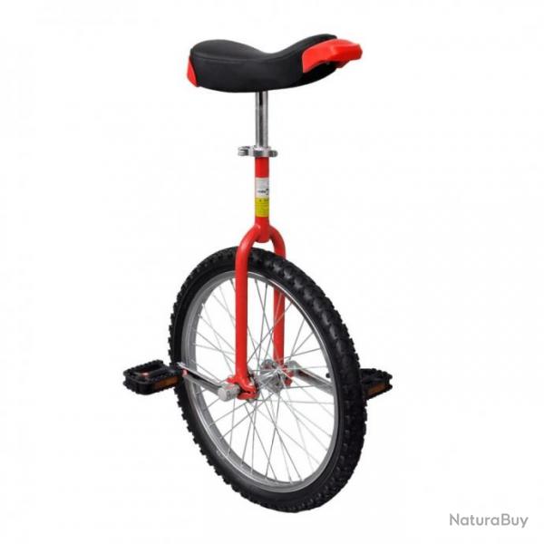 Monocycle ajustable rouge 90844