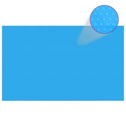 Bâche de piscine rectangulaire 260 x 160 cm PE Bleu 90675