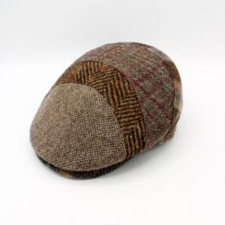 Casquette Harris tweed, hiver, sortie, chasse, laine, randonner I-(01)