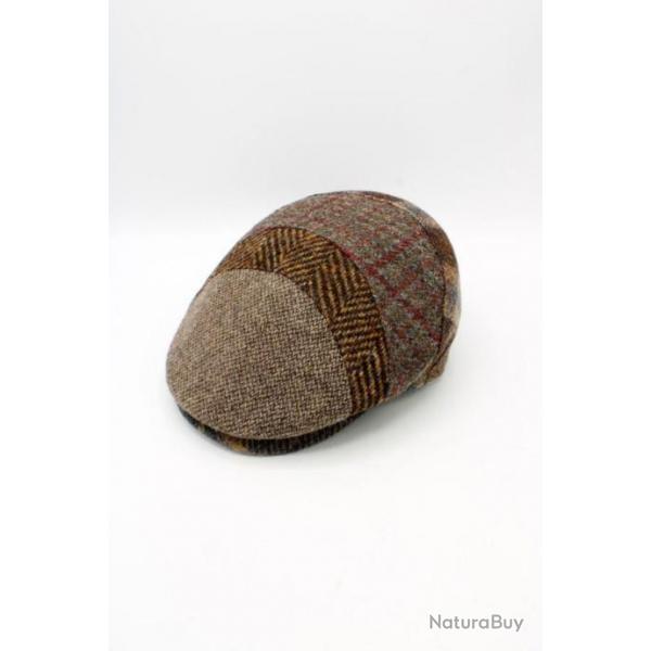 Casquette Harris tweed, hiver, sortie, chasse, laine, randonner I-(01)