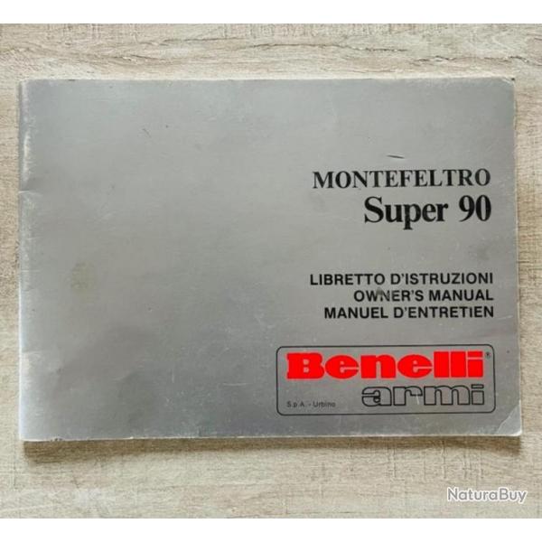 Notice Fusil Benelli Montefeltro Super 90 Occasion