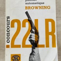 Notice Browning Pistolet 22LR Concours Occasion