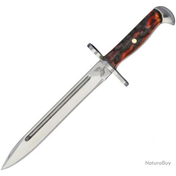 Mini couteau de combat M1 avec Lame en acier inoxydable Manche en Os de Cerf CBR34907