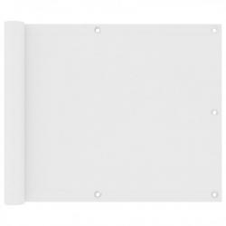 Écran de balcon Blanc 75x300 cm Tissu Oxford 134888