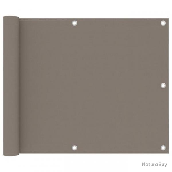 cran de balcon Taupe 75x300 cm Tissu Oxford 134984