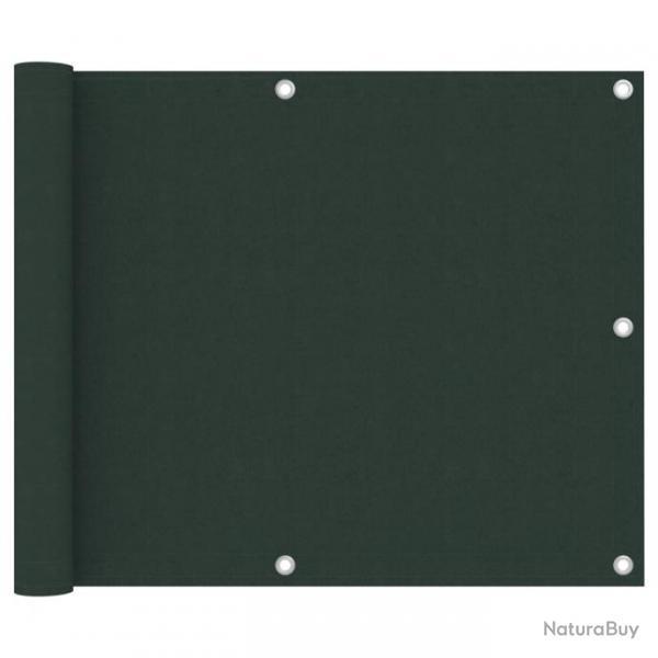 cran de balcon Vert fonc 75x400 cm Tissu Oxford 134997