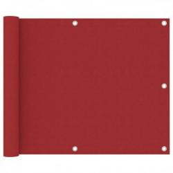 Écran de balcon Rouge 75x300 cm Tissu Oxford 135032