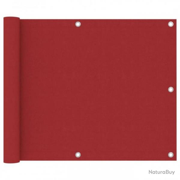 cran de balcon Rouge 75x600 cm Tissu Oxford 135035