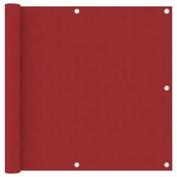 Écran de balcon Rouge 90x300 cm Tissu Oxford 135036