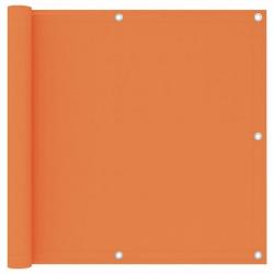 Écran de balcon Orange 90x600 cm Tissu Oxford 135051