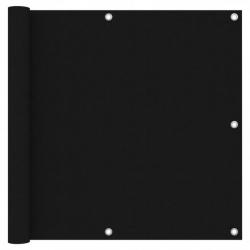 Écran de balcon Noir 90x500 cm Tissu Oxford 135062
