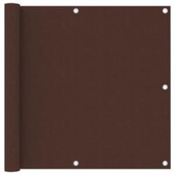 Écran de balcon Marron 90x400 cm Tissu Oxford 135073