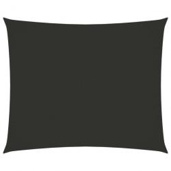 Voile de parasol Tissu Oxford rectangulaire 4x5 m Anthracite 135106