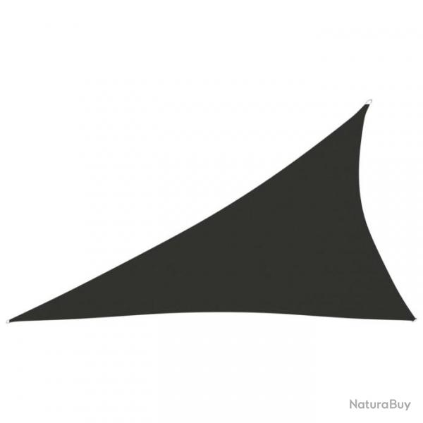 Voile de parasol Tissu Oxford triangulaire 3x4x5 m Anthracite 135118
