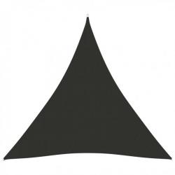 Voile de parasol Tissu Oxford triangulaire 4x4x4 m Anthracite 135121