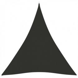 Voile de parasol Tissu Oxford triangulaire 4x5x5 m Anthracite 135124