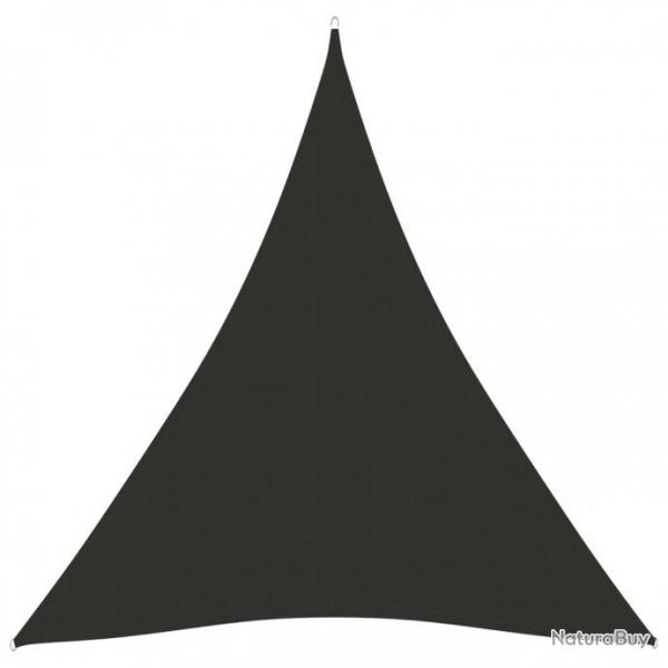 Voile de parasol Tissu Oxford triangulaire 4x5x5 m Anthracite 135124