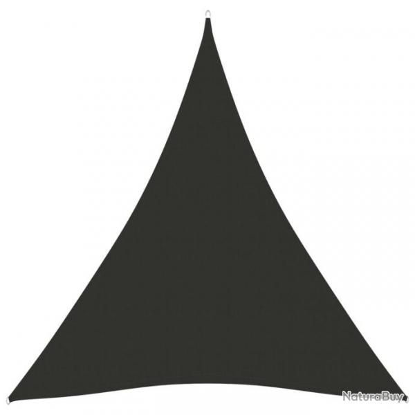 Voile de parasol Tissu Oxford triangulaire 5x6x6 m Anthracite 135126