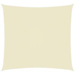 Voile de parasol Tissu Oxford rectangulaire 2,5x3 m Crème 135205