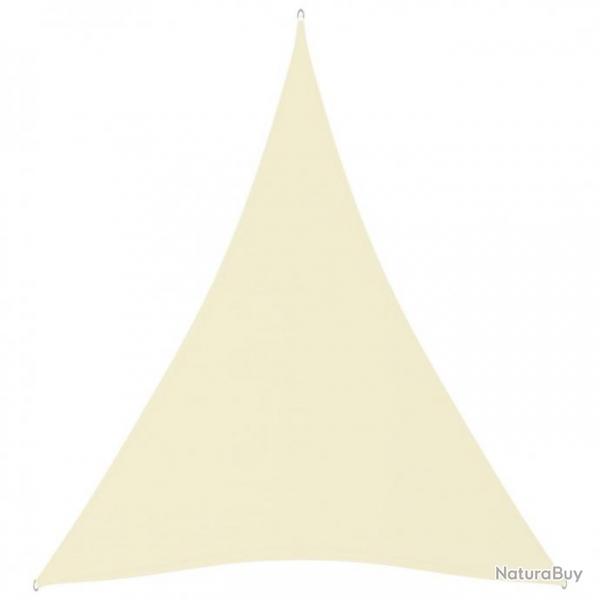 vidaXL Voile de parasol Tissu Oxford triangulaire 3x4x4 m Crme