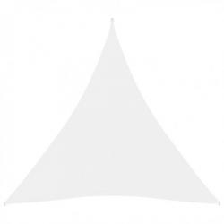 Voile de parasol Tissu Oxford triangulaire 3,6x3,6x3,6 m Blanc 135281