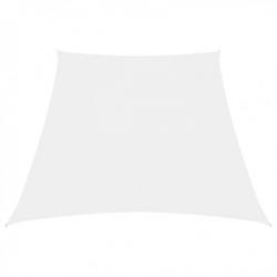 Voile de parasol Tissu Oxford trapèze 3/4x2 m Blanc 135296