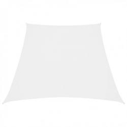 Voile de parasol Tissu Oxford trapèze 3/4x3 m Blanc 135297