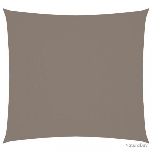 Voile de parasol Tissu Oxford carr 3,6x3,6 m Taupe 135413