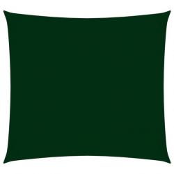 Voile de parasol Tissu Oxford carré 4,5x4,5 m Vert foncé 135470