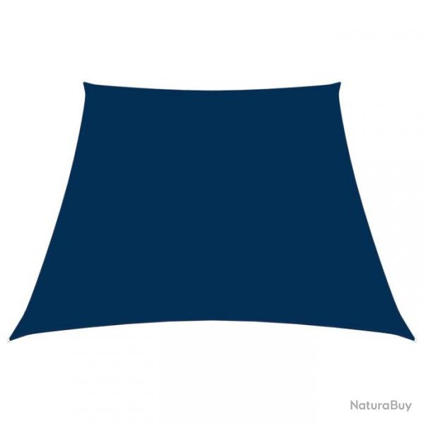 Voile de parasol Tissu Oxford trapze 3/4x2 m Bleu 135571
