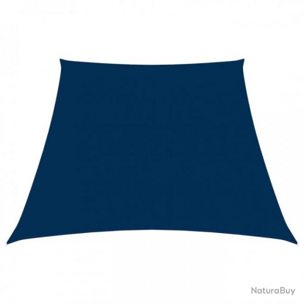 Voile de parasol Tissu Oxford trapze 4/5x3 m Bleu 135573
