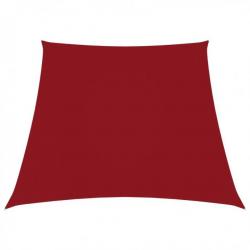 Voile de parasol Tissu Oxford trapèze 3/4x2 m Rouge 135681
