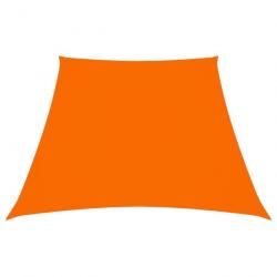 Voile de parasol Tissu Oxford trapèze 3/4x2 m Orange 135736