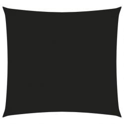Voile de parasol Tissu Oxford carré 4x4 m Noir