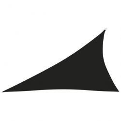 Voile de parasol Tissu Oxford triangulaire 4x5x6,4 m Noir 135789