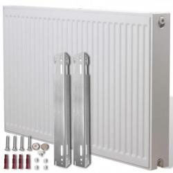 Radiateur Convecteur central horizontal double Blanc 120 x 10 x 60 cm 141194