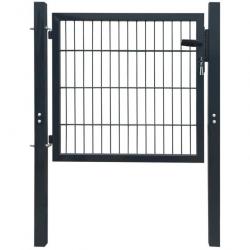 Portillon Acier Anthracite 103x150 cm 142026