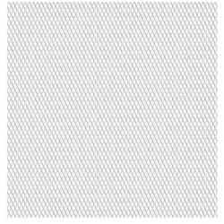 Panneau de grillage de jardin Acier inox 100x85 cm 30x17x2,5 mm 142283