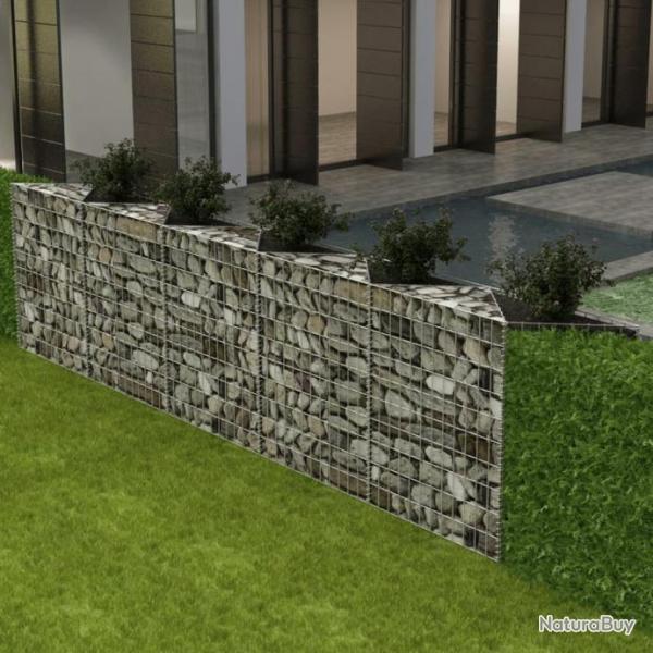 Panier de gabion Acier galvanis 300x30x100 cm 142537