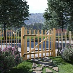 Portillon simple de clôture Bois de noisetier 100 x 90 cm 142590