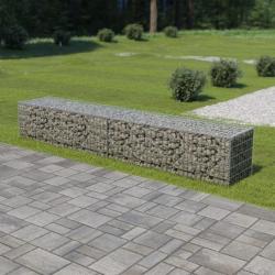 Mur en gabion avec couvercles Acier galvanisé 300 x 50 x 50 cm 143591