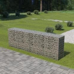 Mur en gabion avec couvercles Acier galvanisé 300 x 50 x 100 cm 143592