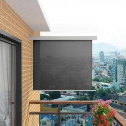 Auvent latéral voile de balcon multifonctionnel 150 x 200 cm Gris 143716