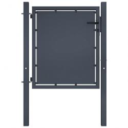 Portail de jardin Acier 100 x 75 cm Anthracite 144517