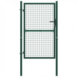 Portail de clôture Acier 100x150 cm Vert 145734